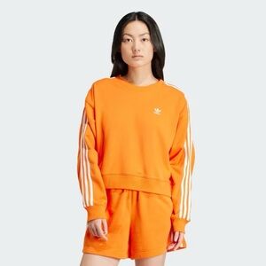 NWT Adidas Women's Orange Sweatshirt